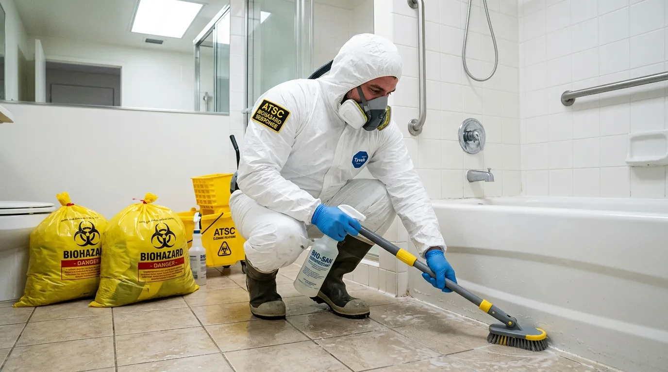 Decontamination equipment deployed for Blood Cleanup in Calera